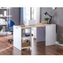 Стол компьютерный SIGNAL DUO дуб/белый